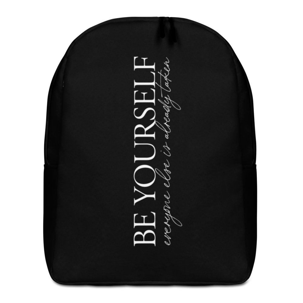 Default Title Be Yourself Quotes Minimalist Backpack by Design Express