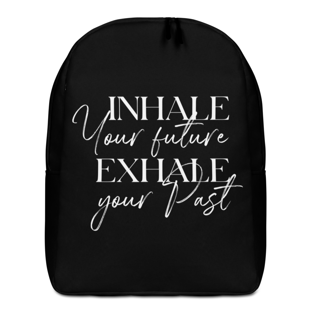 Default Title Inhale your future, exhale your past (motivation) Minimalist Backpack by Design Express