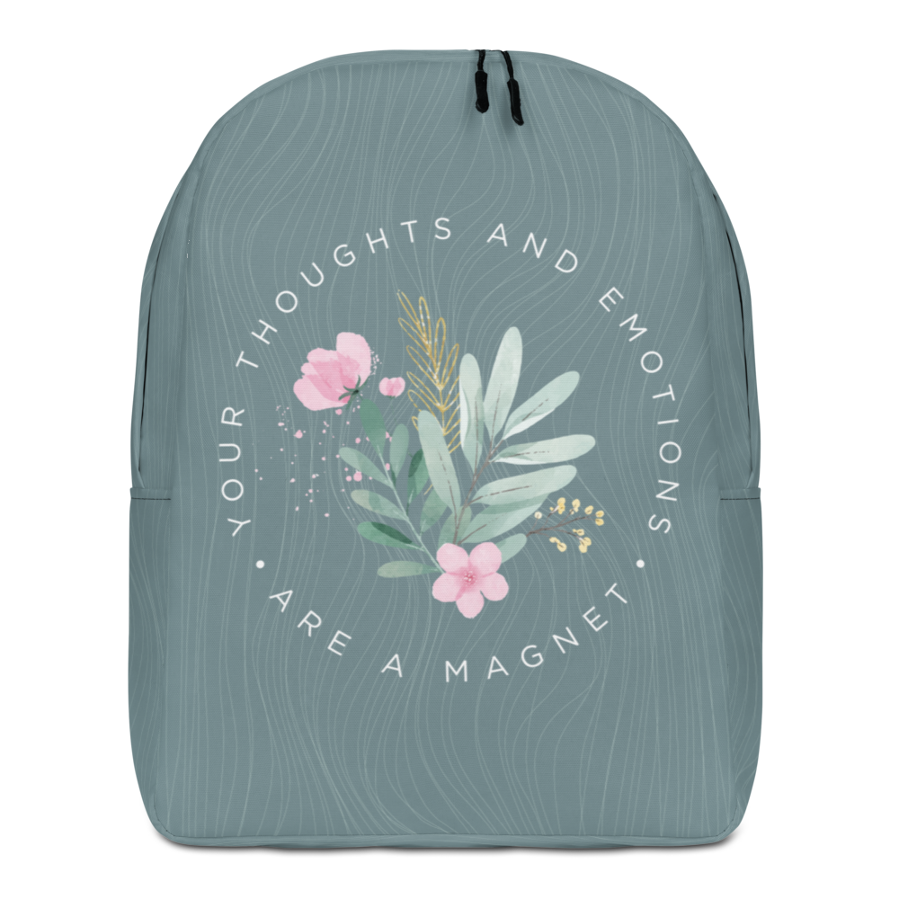 Default Title Your thoughts and emotions are a magnet Minimalist Backpack by Design Express