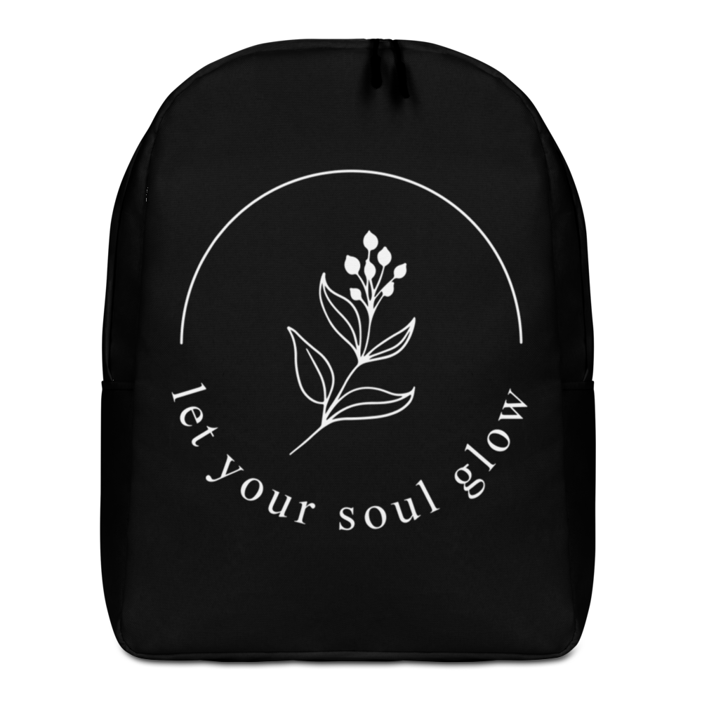 Default Title Let your soul glow Minimalist Backpack by Design Express