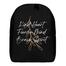 Default Title Kind Heart, Fierce Mind, Brave Spirit Minimalist Backpack by Design Express