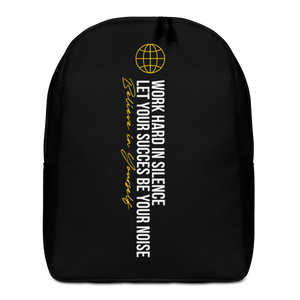 Default Title Work hard in silence Minimalist Backpack by Design Express