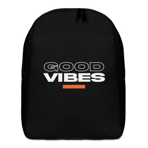 Default Title Good Vibes Text Minimalist Backpack by Design Express