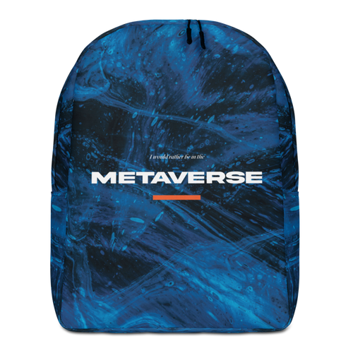 Default Title I would rather be in the metaverse Minimalist Backpack by Design Express