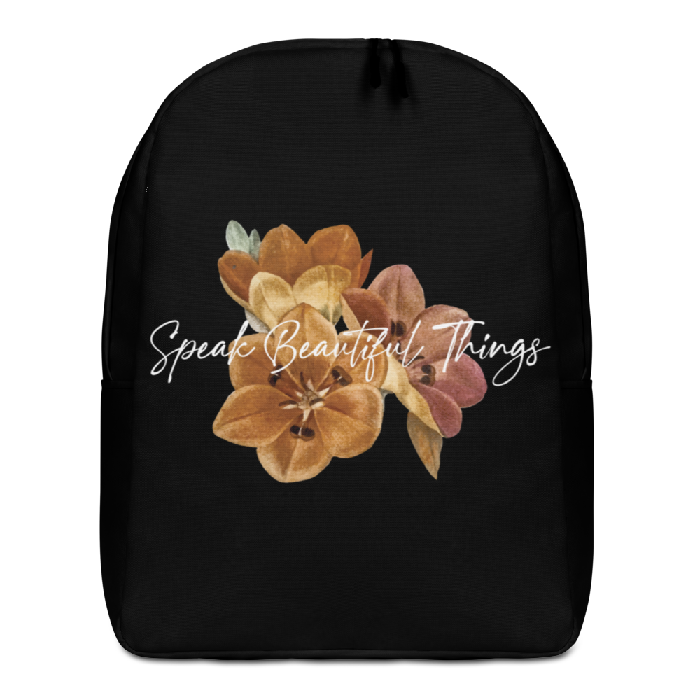 Default Title Speak Beautiful Things Minimalist Backpack by Design Express