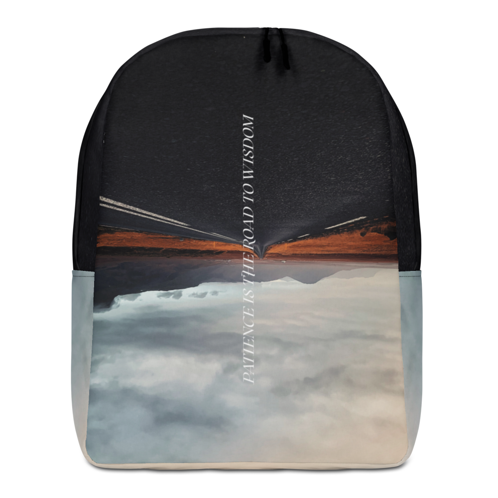 Patience is the road to wisdom Minimalist Backpack