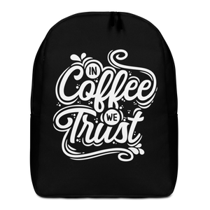 Default Title In Coffee We Trust Minimalist Backpack by Design Express