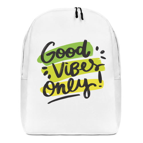 Default Title Good Vibes Only Minimalist Backpack by Design Express