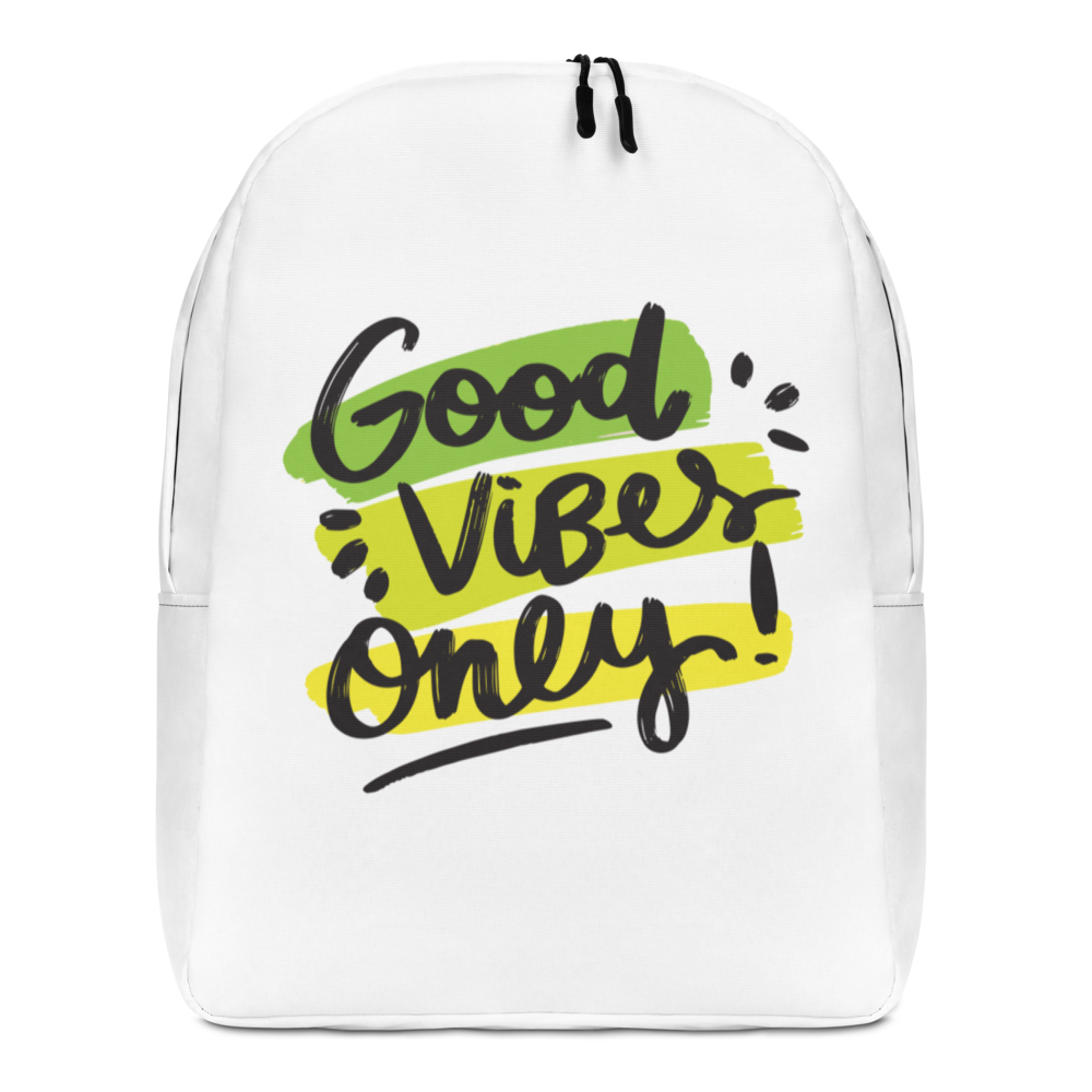 Default Title Good Vibes Only Minimalist Backpack by Design Express