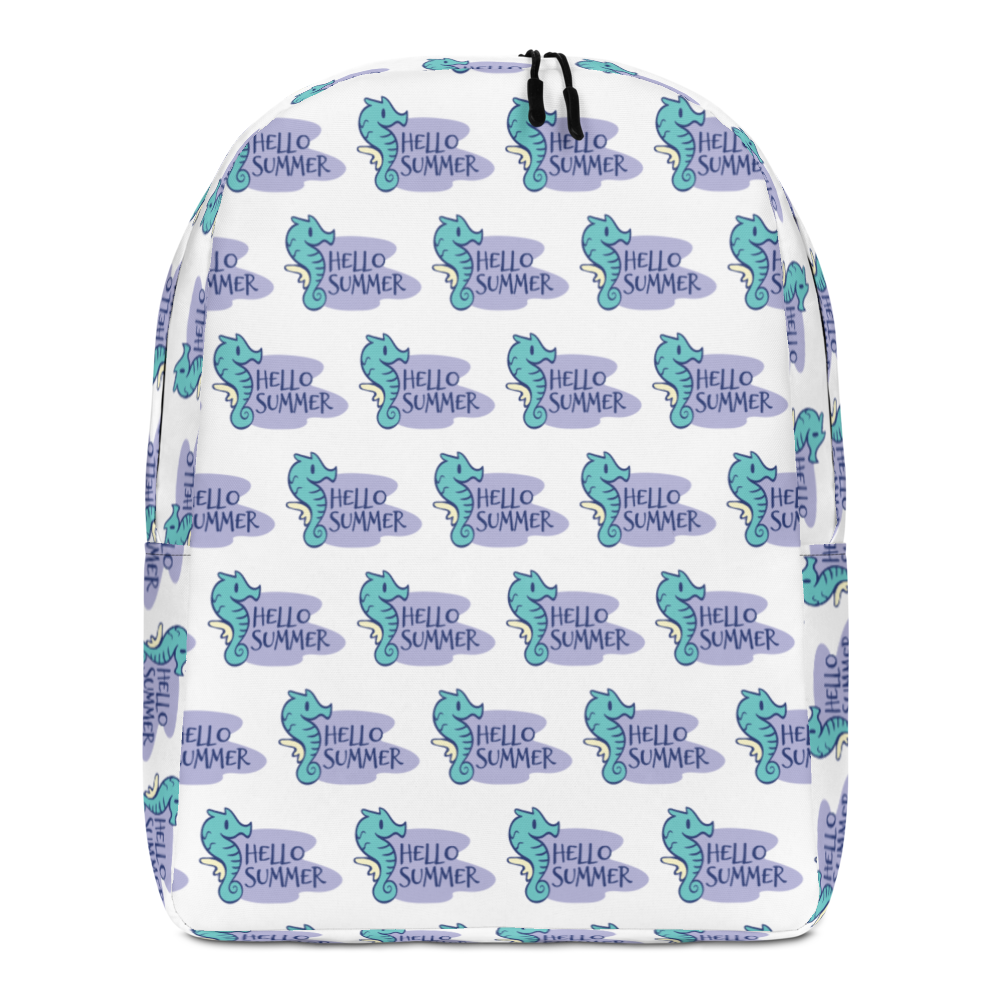 Default Title Seahorse Hello Summer Backpack by Design Express