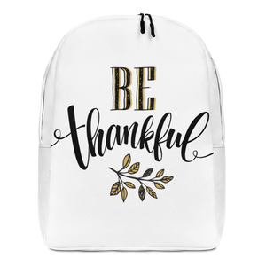 Default Title Be Thankful Minimalist Backpack by Design Express