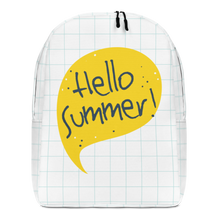 Default Title Hello Summer Yellow Minimalist Backpack by Design Express