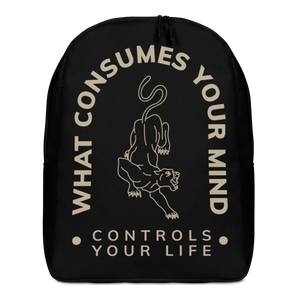 Default Title What Consume Your Mind Minimalist Backpack by Design Express