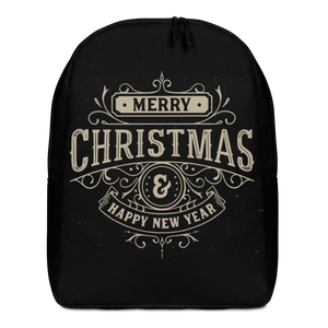Default Title Merry Christmas & Happy New Year Minimalist Backpack by Design Express
