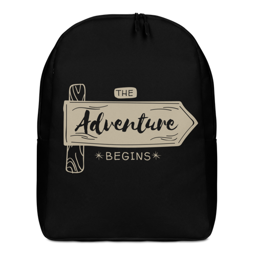 Default Title the Adventure Begin Minimalist Backpack by Design Express