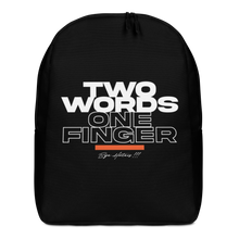 Default Title Two Words One Finger Minimalist Backpack by Design Express