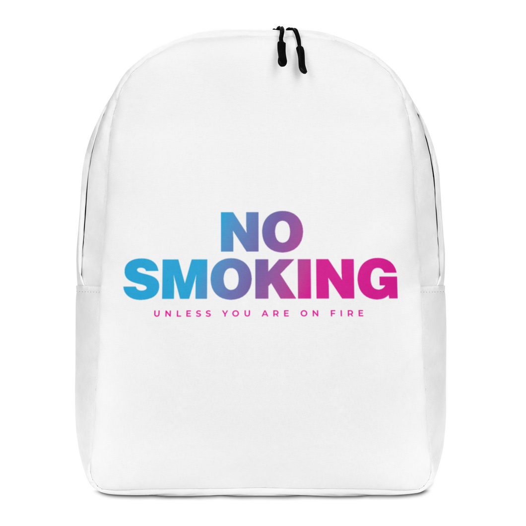 Default Title No Smoking Minimalist Backpack by Design Express