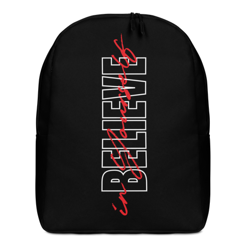 Default Title Believe in yourself Typography Minimalist Backpack by Design Express