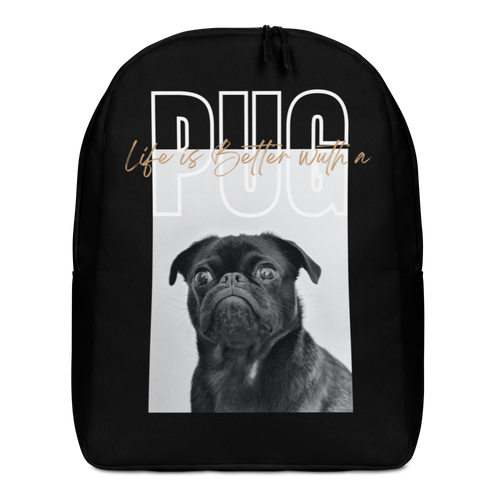 Default Title Life is Better with a PUG Minimalist Backpack by Design Express