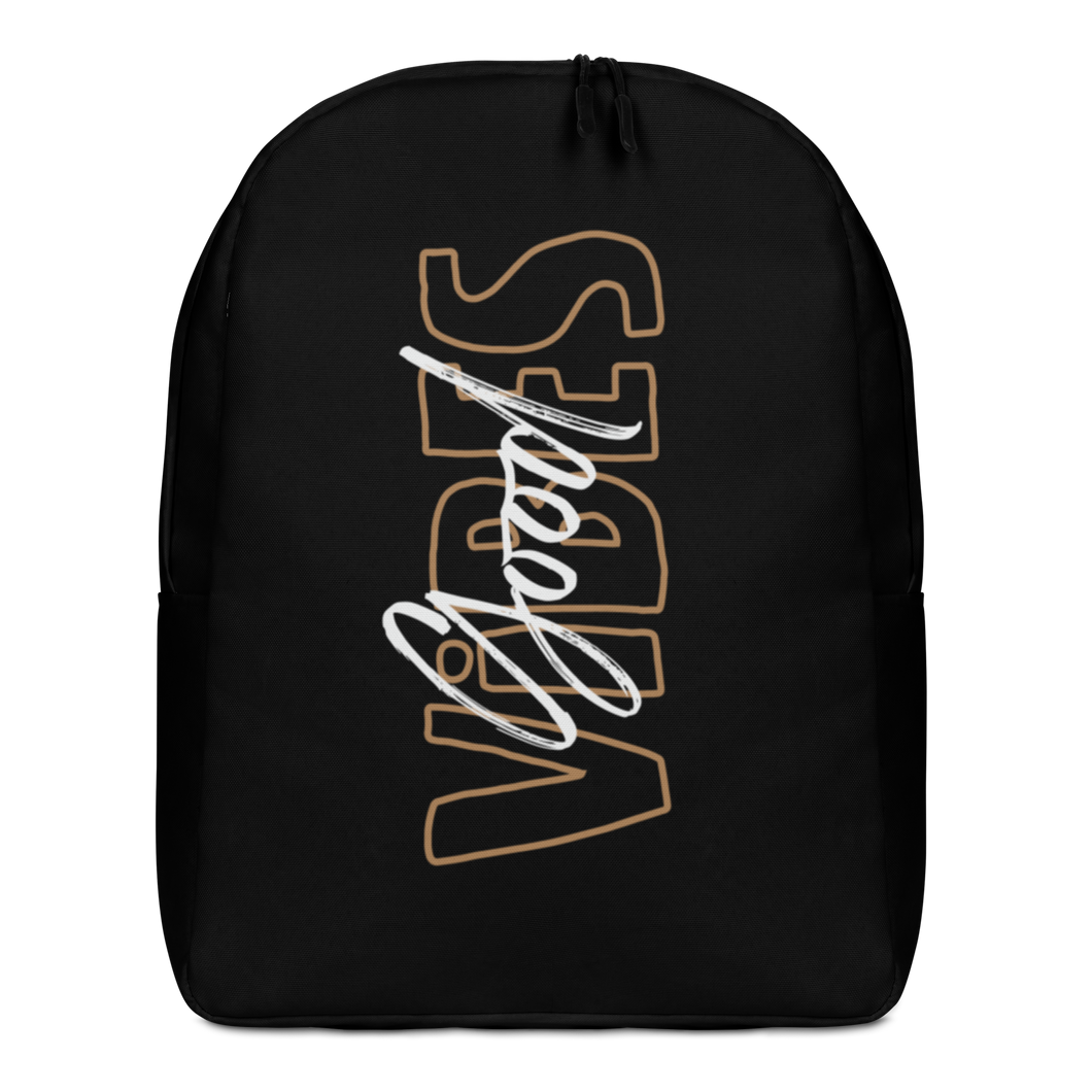 Default Title Good Vibes Typo Minimalist Backpack by Design Express