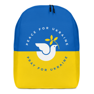 Default Title Peace For Ukraine Minimalist Backpack by Design Express