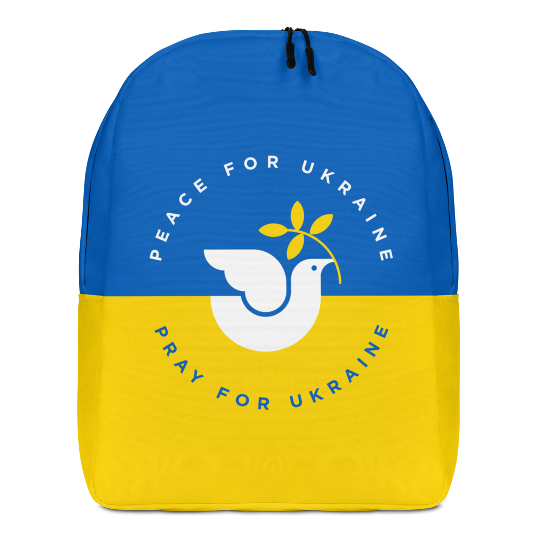 Default Title Peace For Ukraine Minimalist Backpack by Design Express