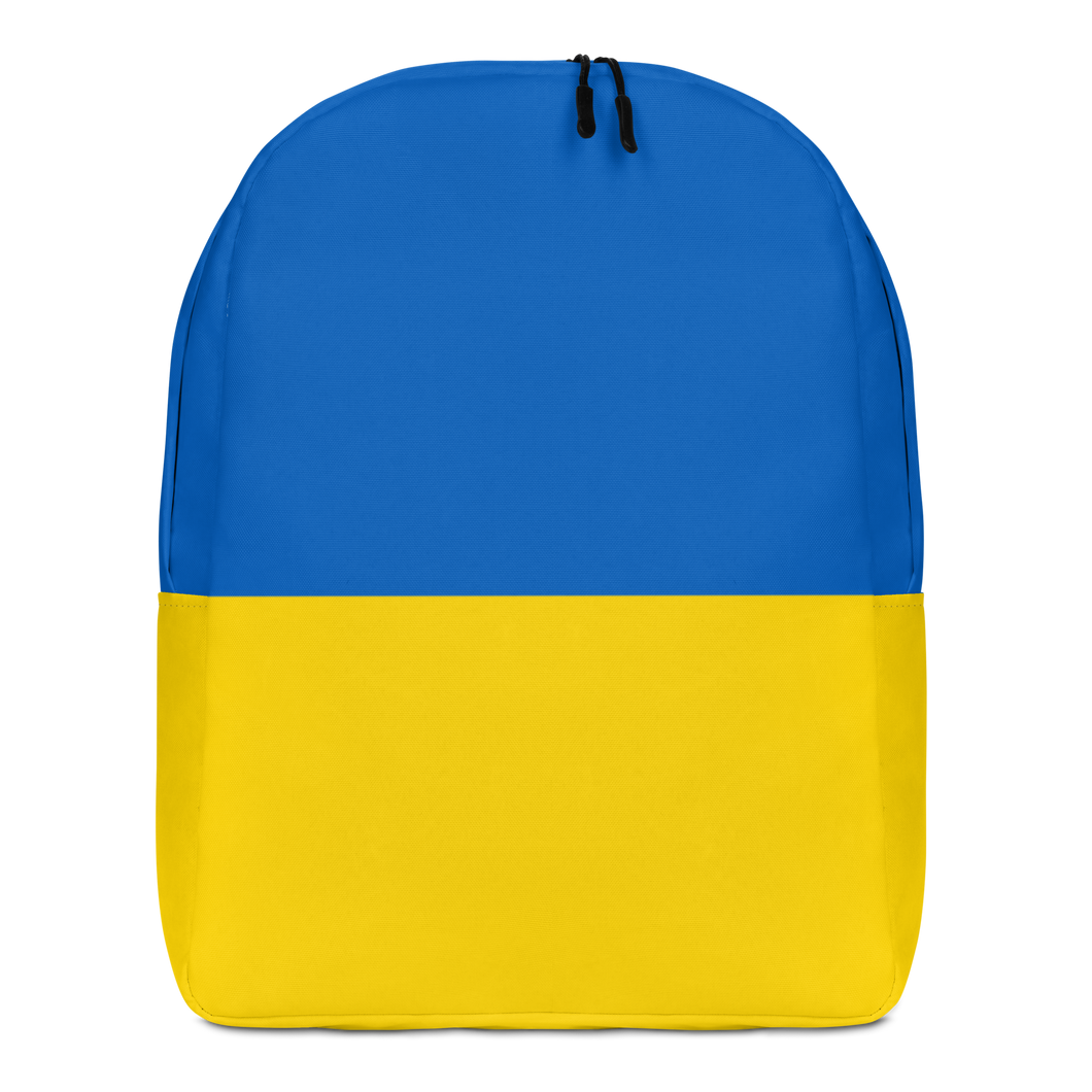 Default Title Ukraine Flag (Support Ukraine) Minimalist Backpack by Design Express