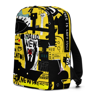 Basquiat Style Minimalist Backpack by Design Express