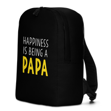 Happiness is Being a Papa (Funny) Minimalist Backpack by Design Express
