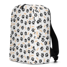 Dog Paws and Bones Pattern Minimalist Backpack by Design Express