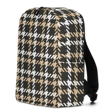 Houndstooth Large Pattern Minimalist Backpack by Design Express