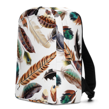 Feathers Pattern Minimalist Backpack by Design Express