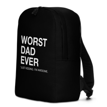 Worst Dad Ever (Funny) Minimalist Backpack by Design Express