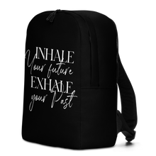 Inhale your future, exhale your past (motivation) Minimalist Backpack by Design Express
