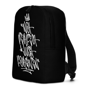 Not Perfect Just Forgiven Graffiti (motivation) Minimalist Backpack by Design Express
