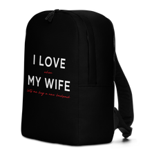 I Love My Wife (Funny) Minimalist Backpack by Design Express