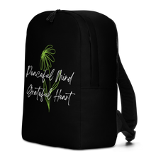 Peaceful Mind Grateful Heart Minimalist Backpack by Design Express