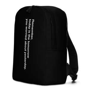 Remember Quotes Minimalist Backpack by Design Express