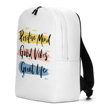 Positive Mind, Good Vibes, Great Life Minimalist Backpack by Design Express