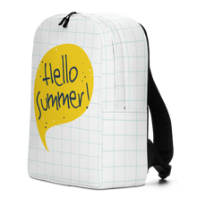 Hello Summer Yellow Minimalist Backpack by Design Express