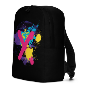 Abstract Series 01 Minimalist Backpack Black by Design Express