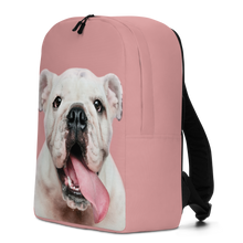 Cute White Bulldog Minimalist Backpack