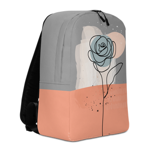 Soft Flower Line Minimalist Backpack by Design Express