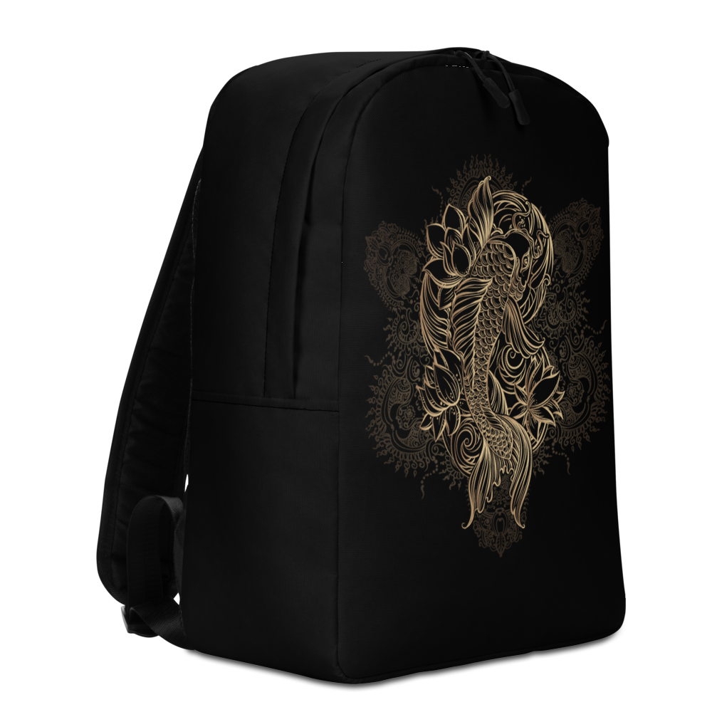 Gold Koi Fish Minimalist Backpack – Design Express