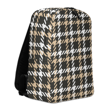 Houndstooth Large Pattern Minimalist Backpack by Design Express