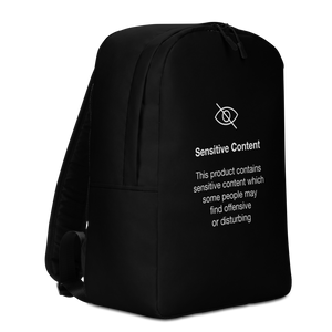 Sensitive Content (Funny) Minimalist Backpack by Design Express