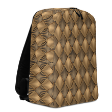 Golden Art Deco Pattern Minimalist Backpack by Design Express