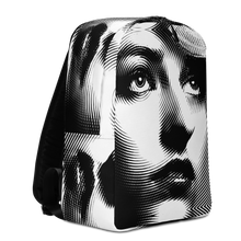 Face Art Black & White Minimalist Backpack by Design Express