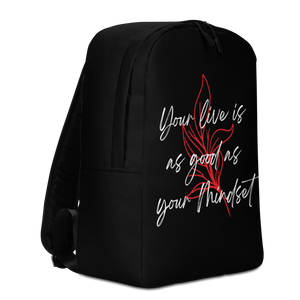 Your life is as good as your mindset Minimalist Backpack by Design Express