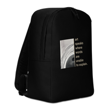 Art speaks where words are unable to explain Minimalist Backpack by Design Express